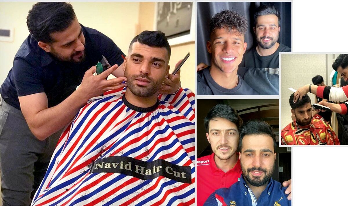 اینجا فوتبالیست های ایرانی خوشگل می شوند! 