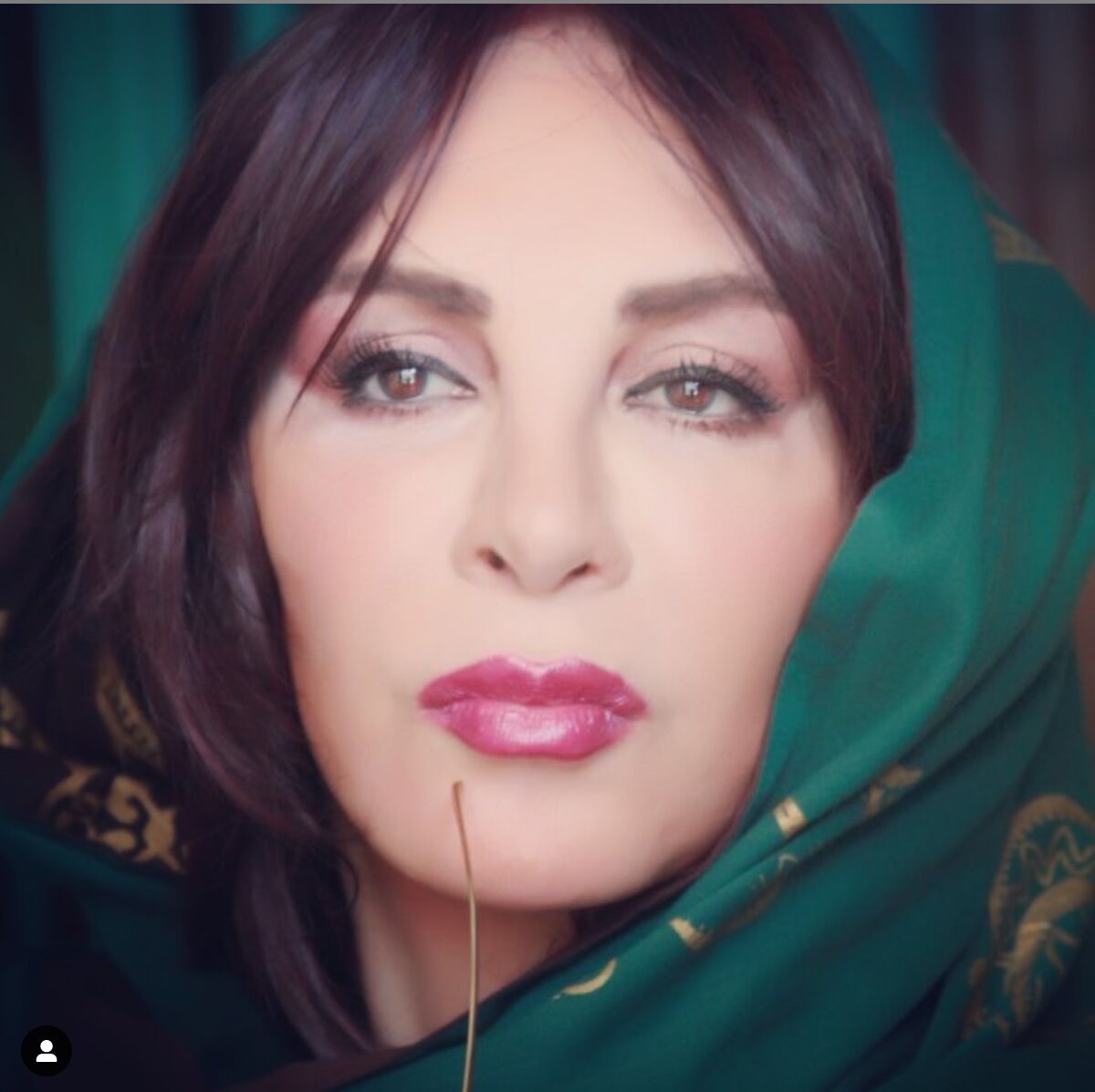 عکس صمیمی افسانه بایگان در کنار خواننده  معروف