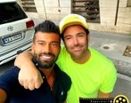 استایل ورزشکاری سوپر استار محمدرضا گلزار در کنار میلاد کی مرام