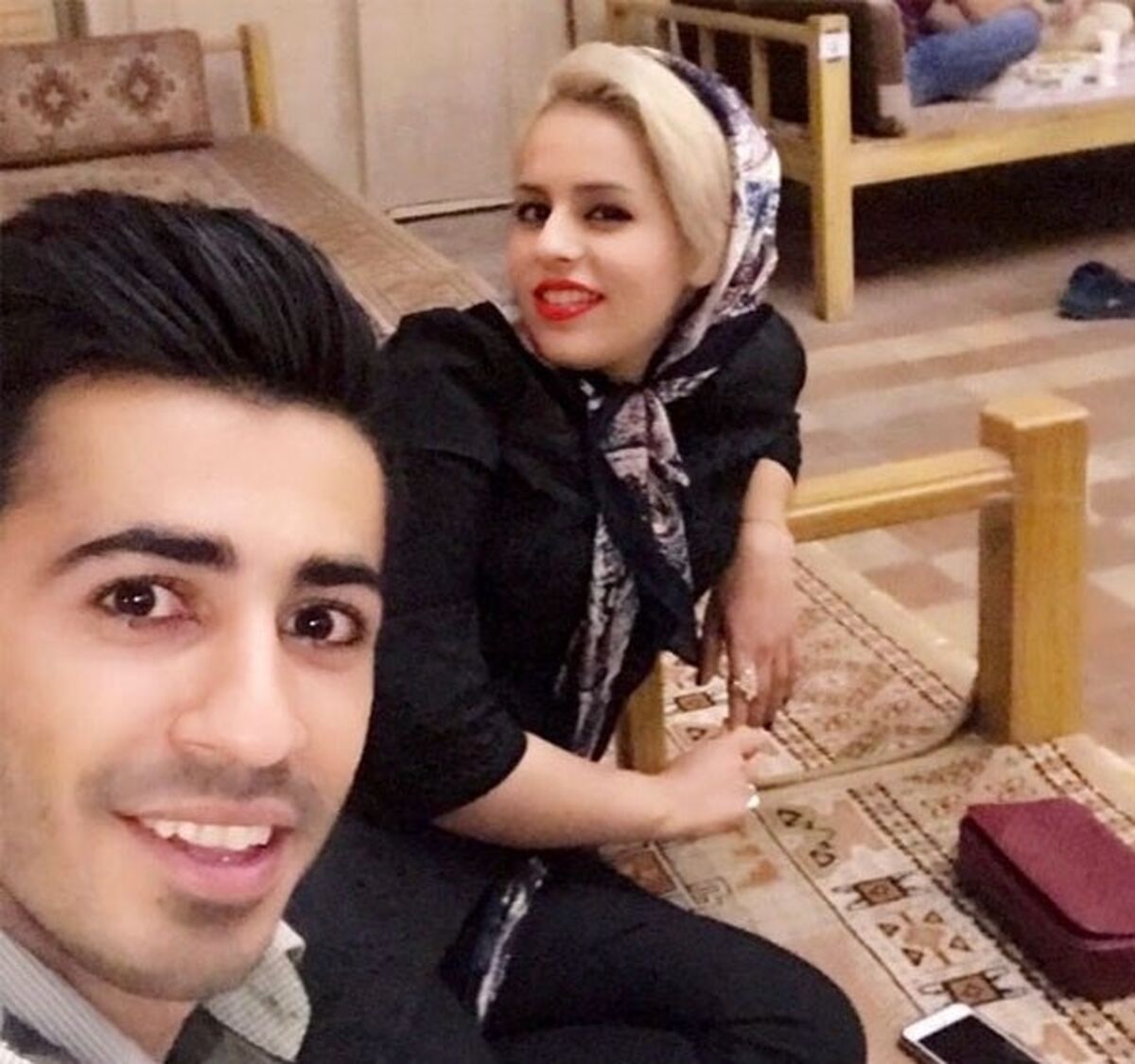 تولد لاکچری همسر احسان پهلوان در کنار پسر و خواهر همسرش