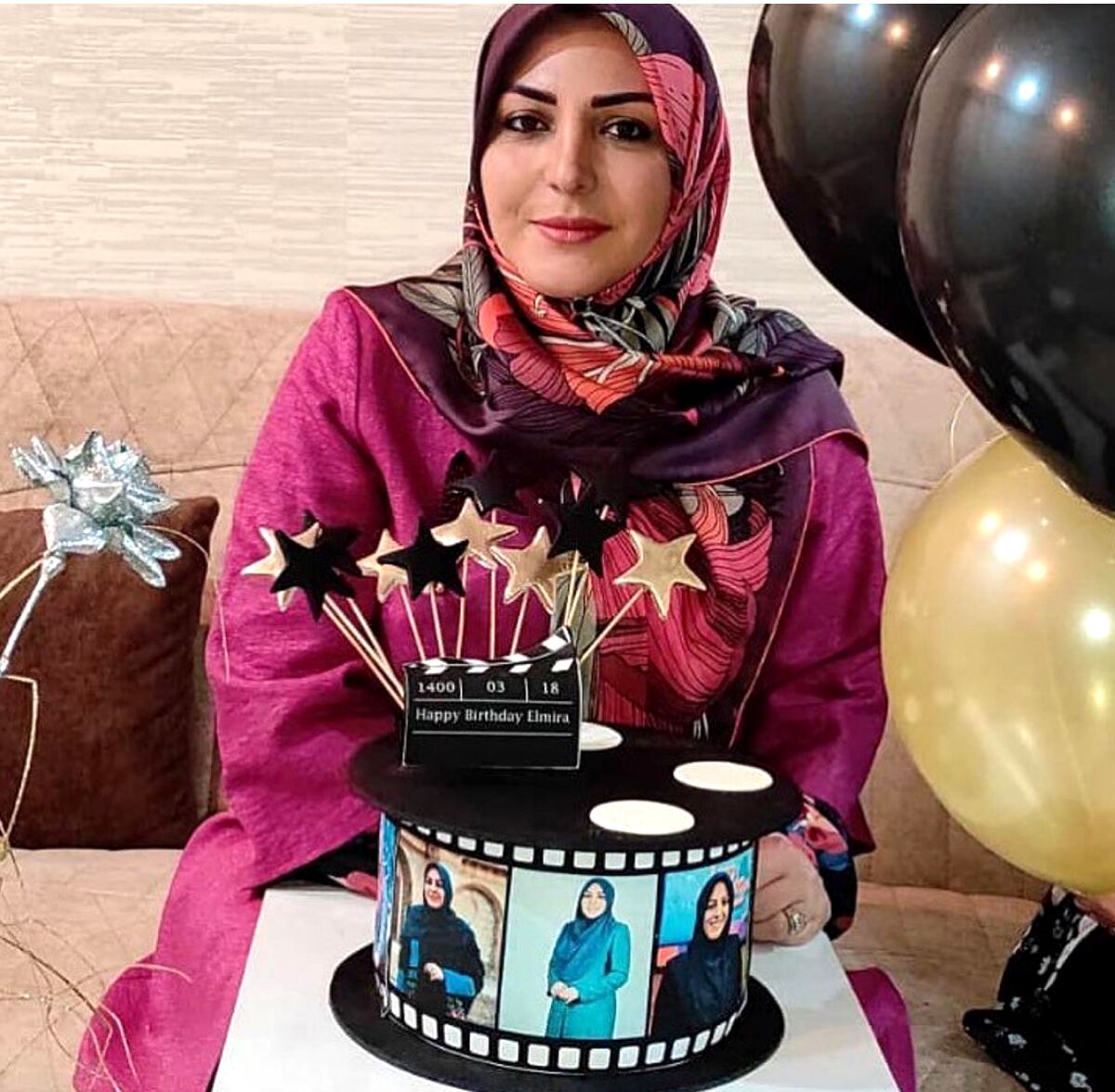 شوخی جنجالی گوینده خبر با همسرش / حرکت جنجالی المیرا شریفی مقدم