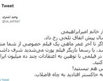انتقاد تند با کلمات عجیب توسط یک فعال اصولگرا به خانم بازیگر برنده جایزه کن