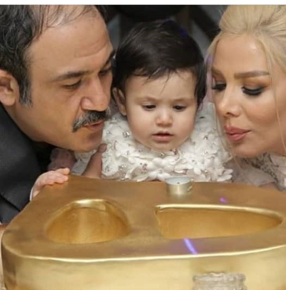 لباس عروس محشر زن جدید مهران غفوریان در شب تولد دخترش!| مهران غفوریان همسر اولشو طلاق داد؟