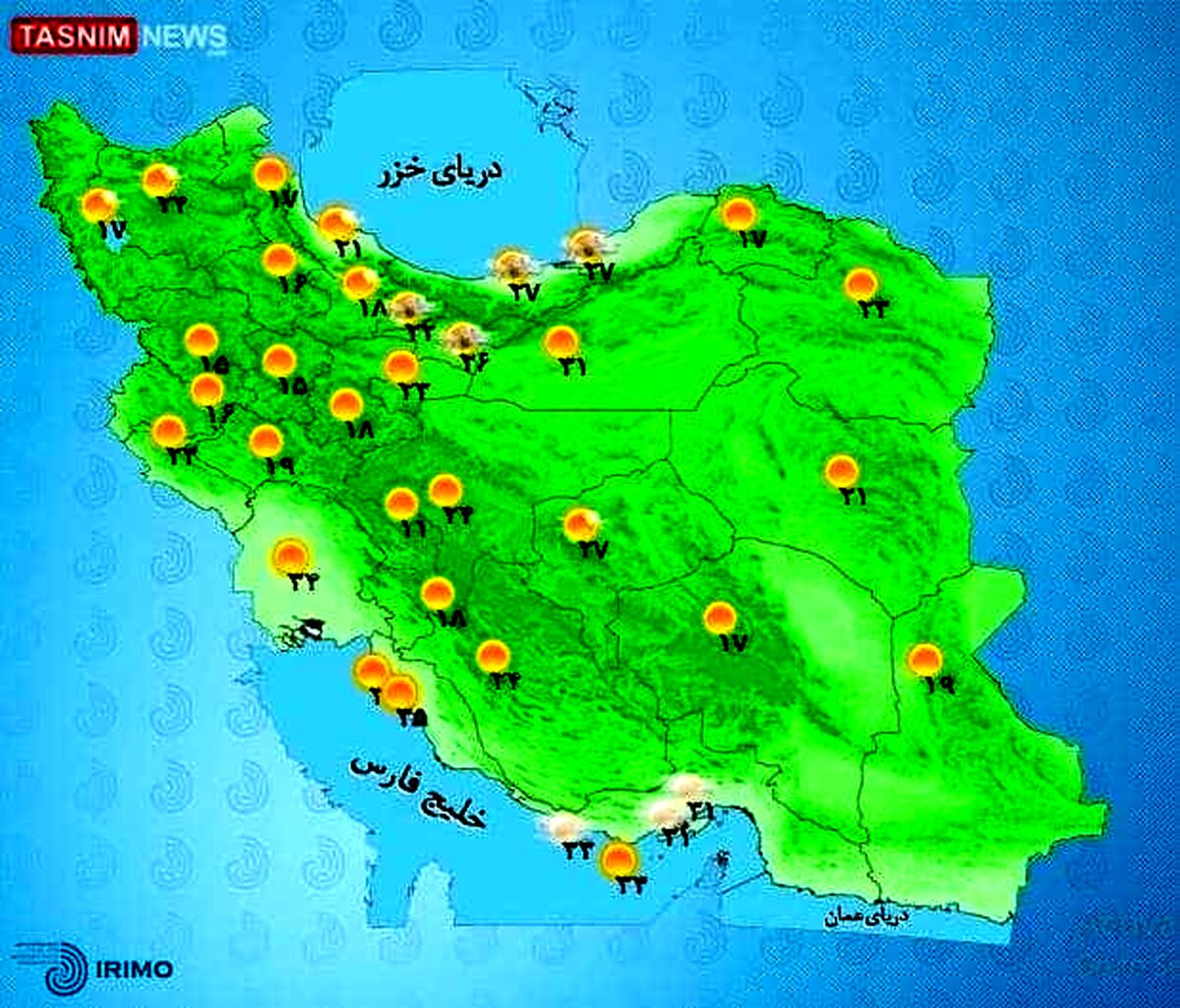 گرمای شدید در راه است! |  افزایش دما در نیمه شمالی کشور