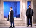 بهاره افشاری و مصطفی زمانی روی پستر فیلم «روز ششم» 