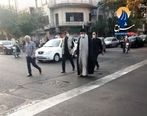 تصویر دیده نشده از فرزند مقام معظم رهبری در میدان انقلاب