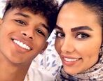 حلقه میلیاردی همسر مهدی قائدی / عکس جنجالی