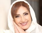 شیک ترین لباس فاطمه گودرزی وقتی در کنار پسرش ایستاده است