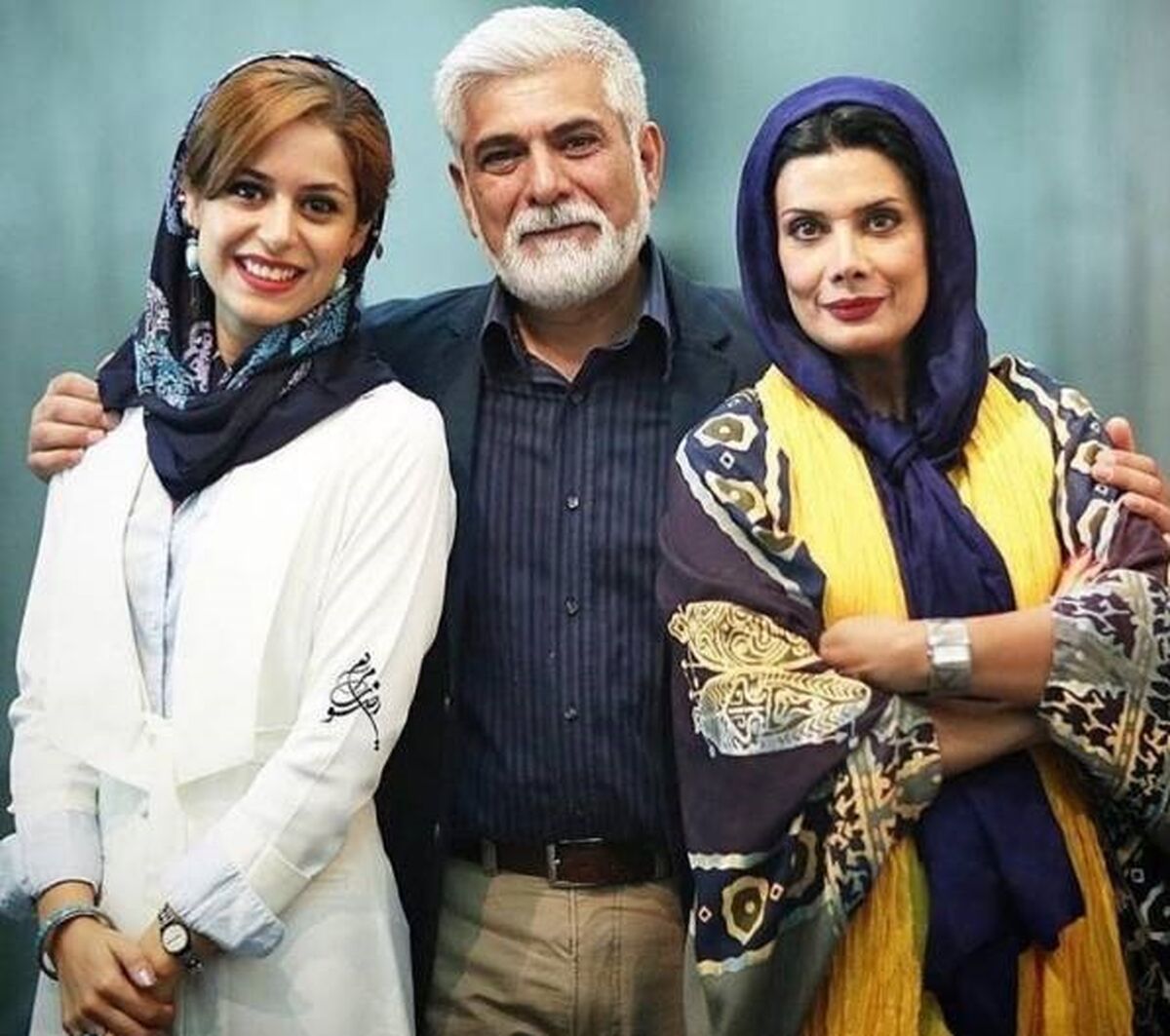   عاطفه رضوی و همسرش حسین پاکدل
