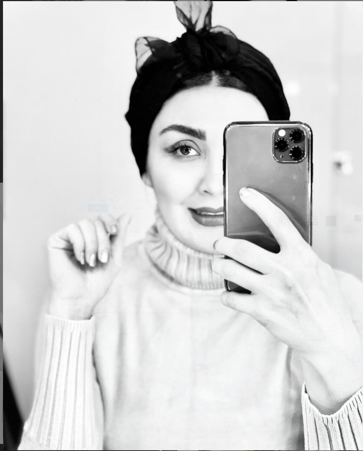 سلفی جنجالی مریم معصومی در یک کافه لاکچری 