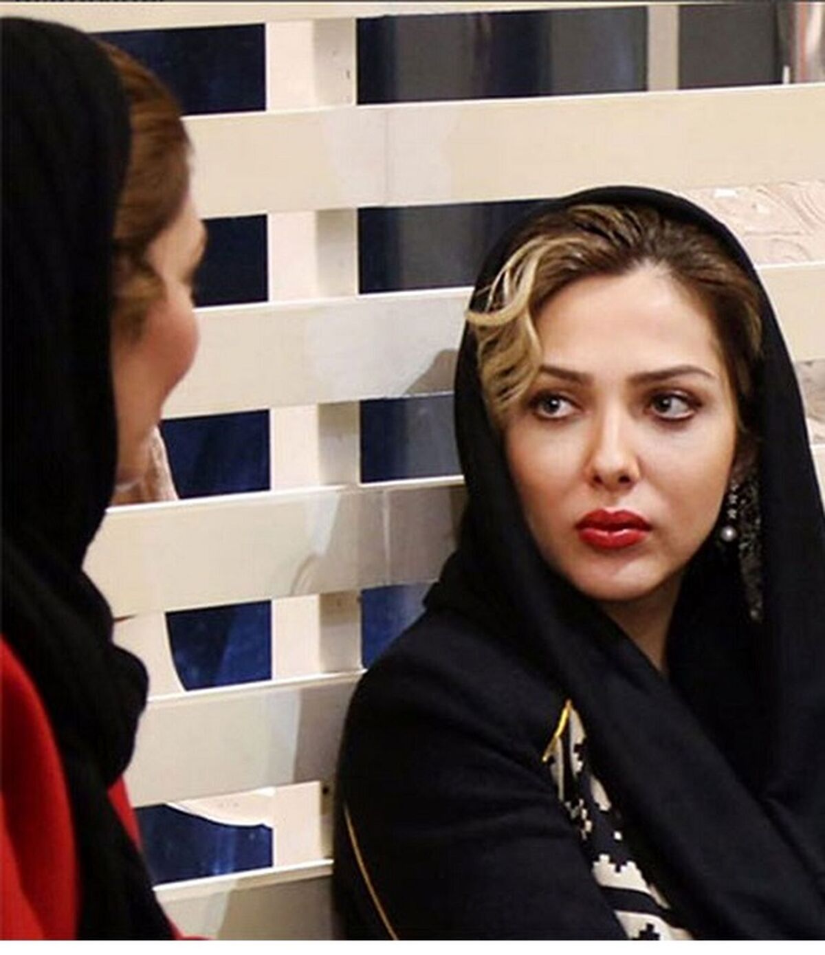 لیلا اوتادی با لباس خانگی 