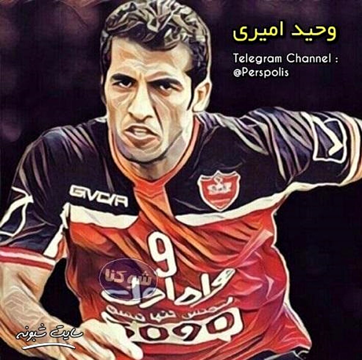 وحید امیری و همسرش 