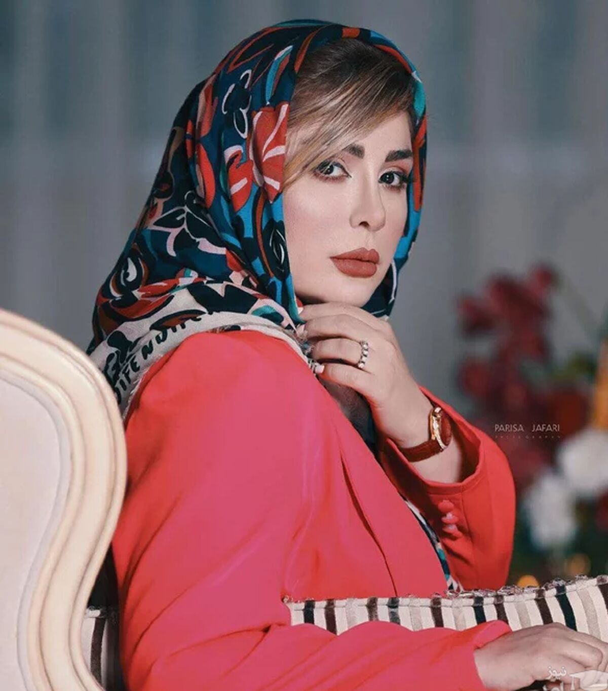 سر و کله نیوشا ضیغمی شکست+ عکس