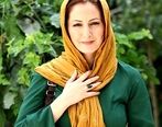 لباس ناجور شقایق دهقان در روز برفی در پشت بام خانه اش!