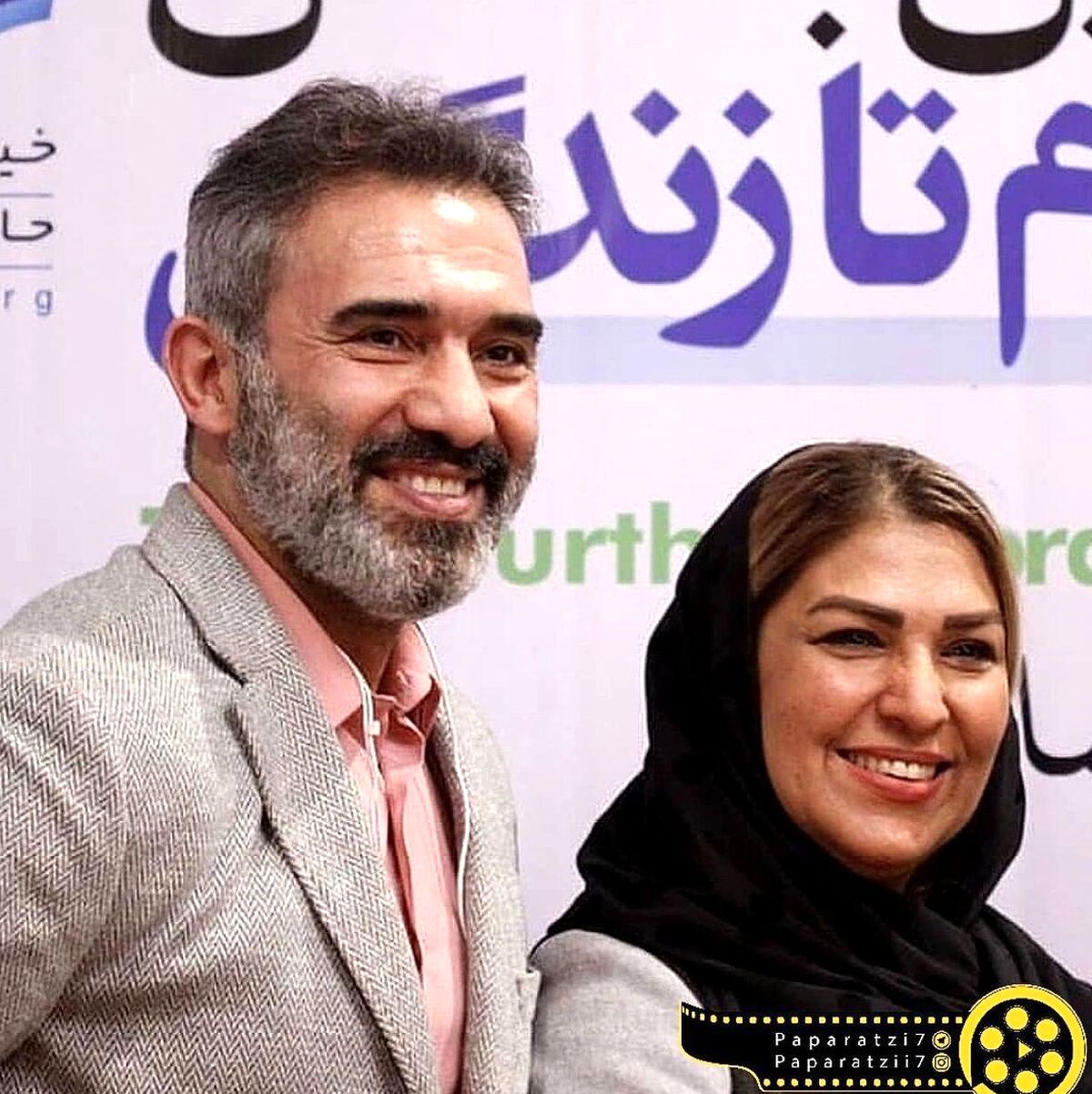 شباهت عجیب احمدرضا عابدزاده با پسرش