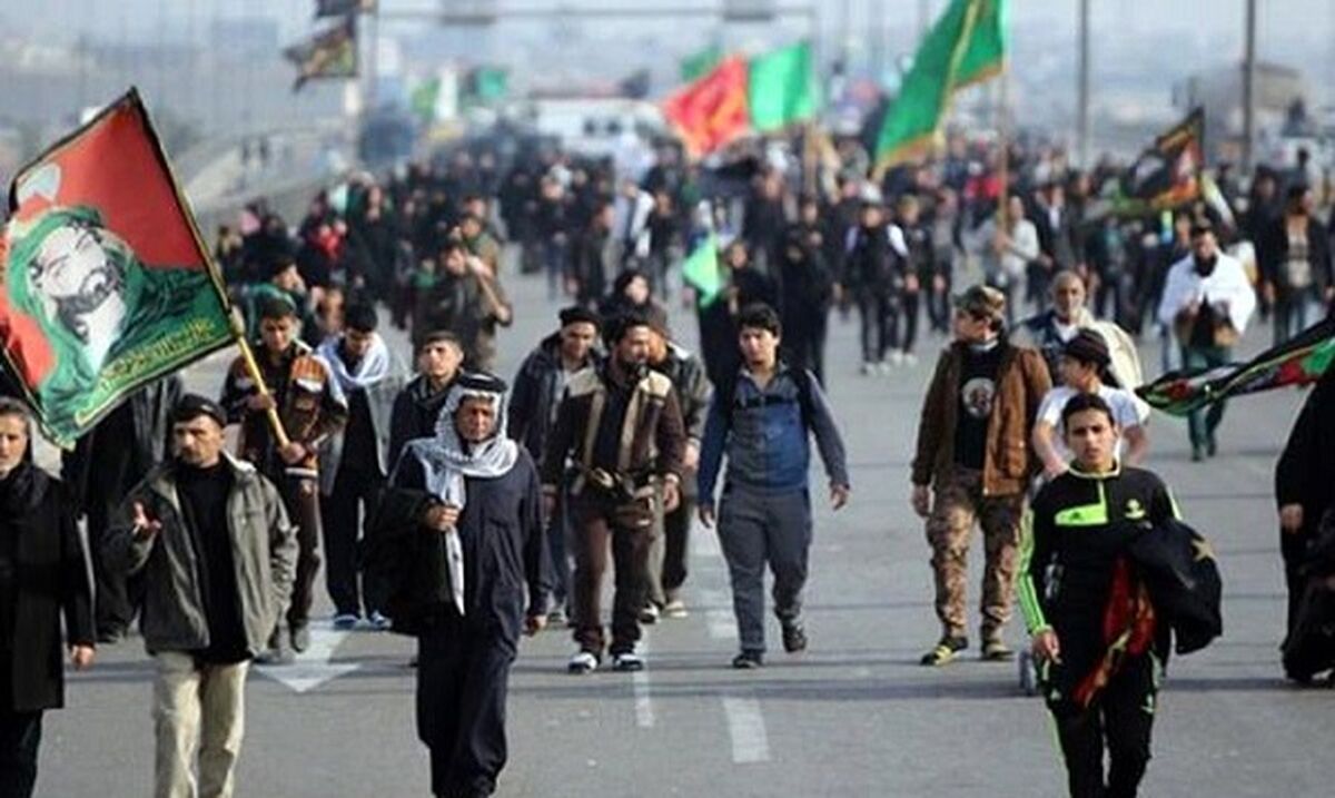 ازدحام جمعیت در  پایانه مرزی مهران  