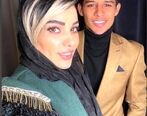 تیپ لاکچری مهدی قایدی در کنار همسرش