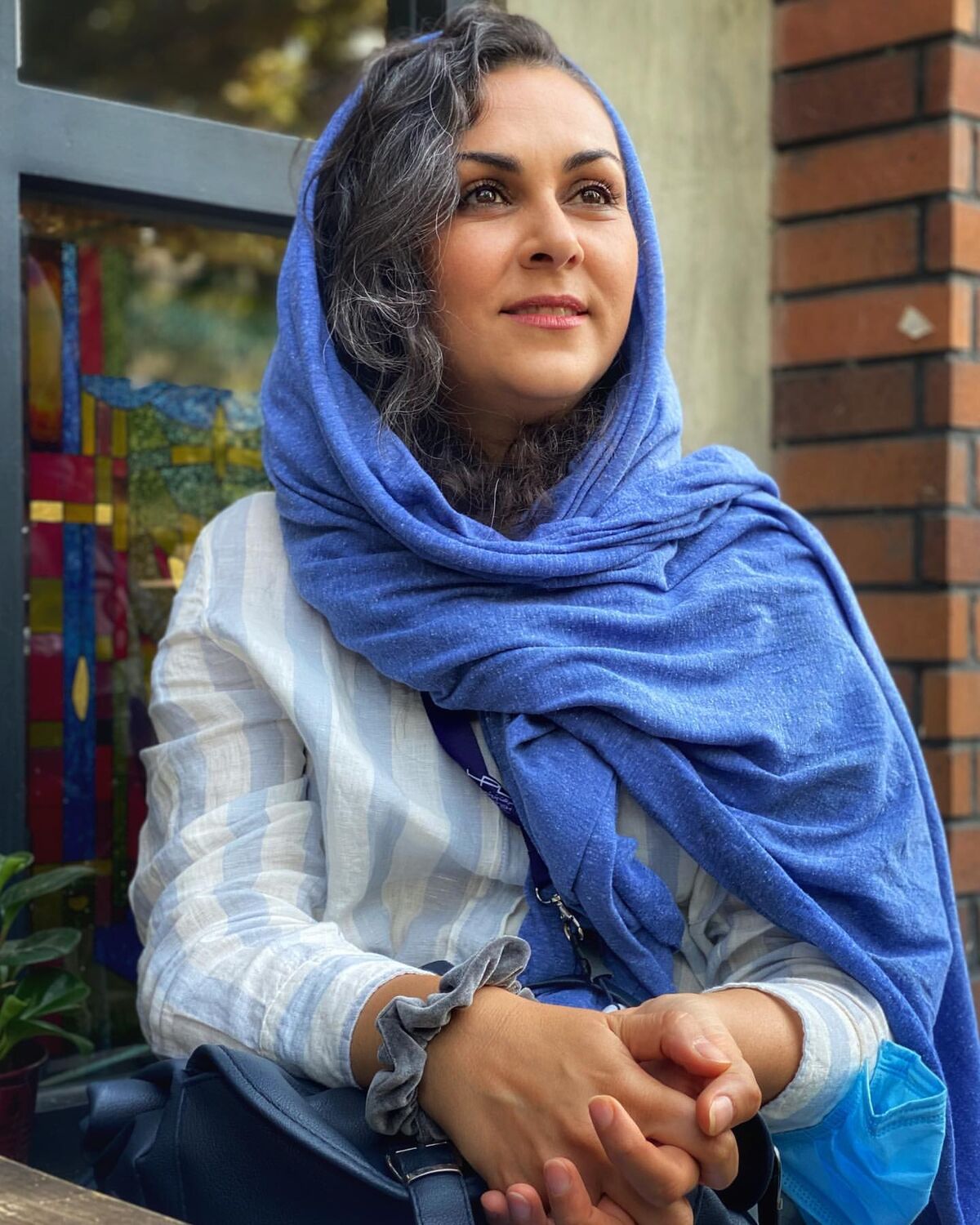 شیوا ابراهیمی بازیگر کلبه ای در مه در ترکیه