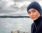 سلفی خاص مینا وحید در ماشین شخصی اش| مینا وحید با تیپ شلخته داغون 
