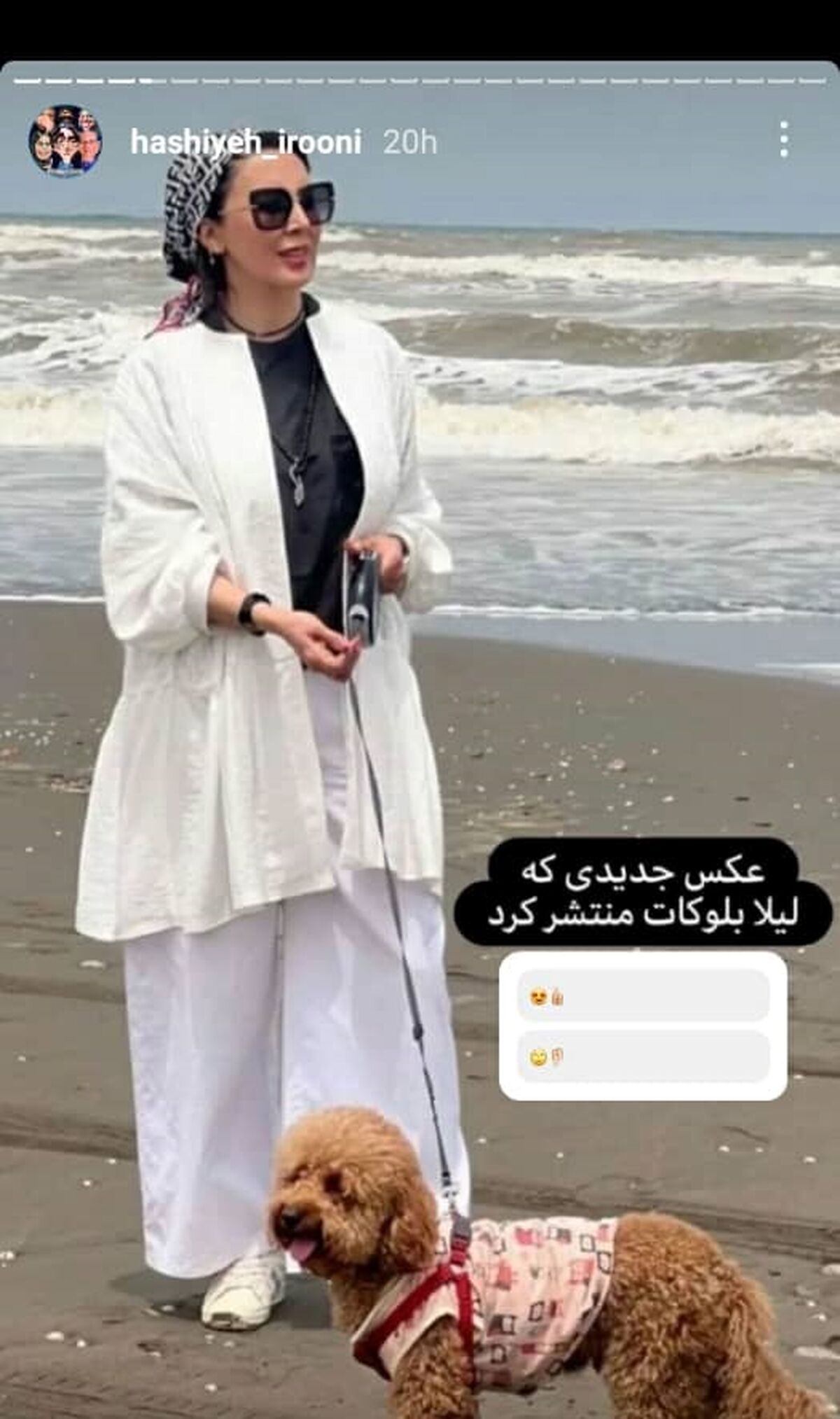 وضعیت تعجب آور لیلا بلوکات و خواهرانش پای دیگ نذری امام حسین! | عکس لیلا بلوکات با این لباس و صورت همه را شوکه کرد