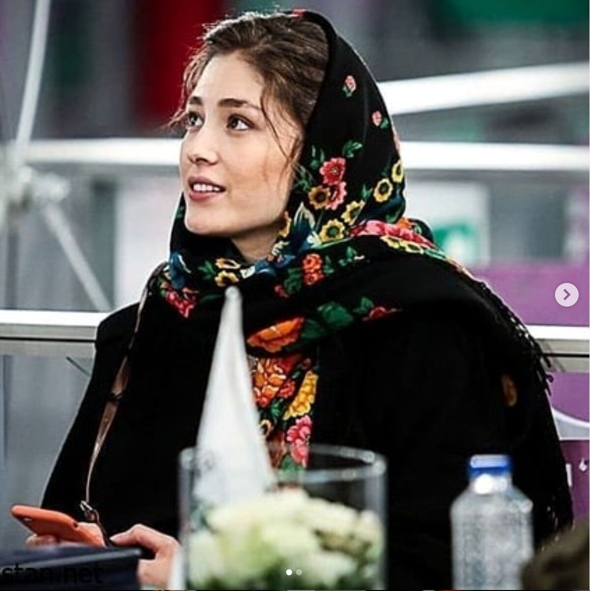عکس جدید فرشته حسینی در کنار نوید محمدزاده در جشنواره