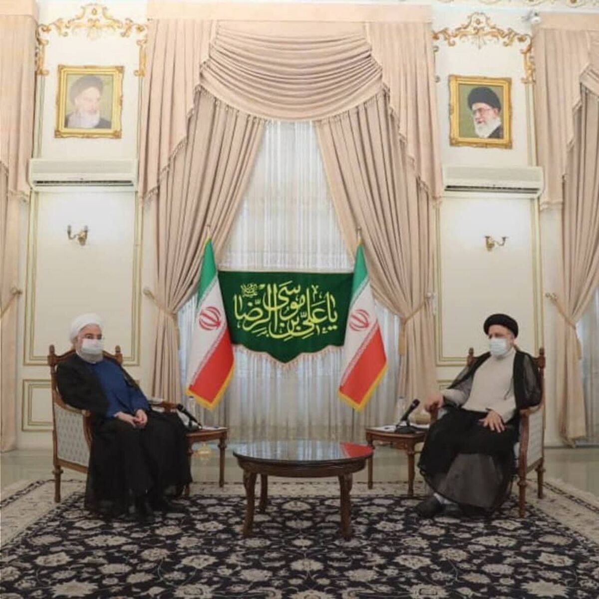 اولین عکس از دو رئیس جمهور ایران در یک قاب