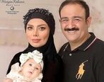 سلفی رمانتیک مهران غفوریان با همسرش