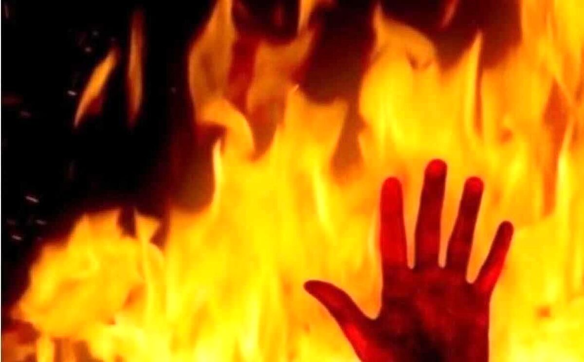 فیلم هولناک از آتش زدن بسیجی | این فیلم قلبتان را به درد می آورد