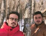 سهند جاهدی در کنار عمو پورنگ