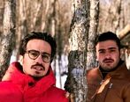 سهند جاهدی در کنار عمو پورنگ