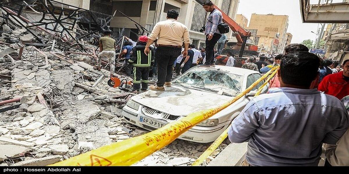 ضجه های جانسوز زن آبادانی که تمام خانواده اش را در متروپل از دست داد
