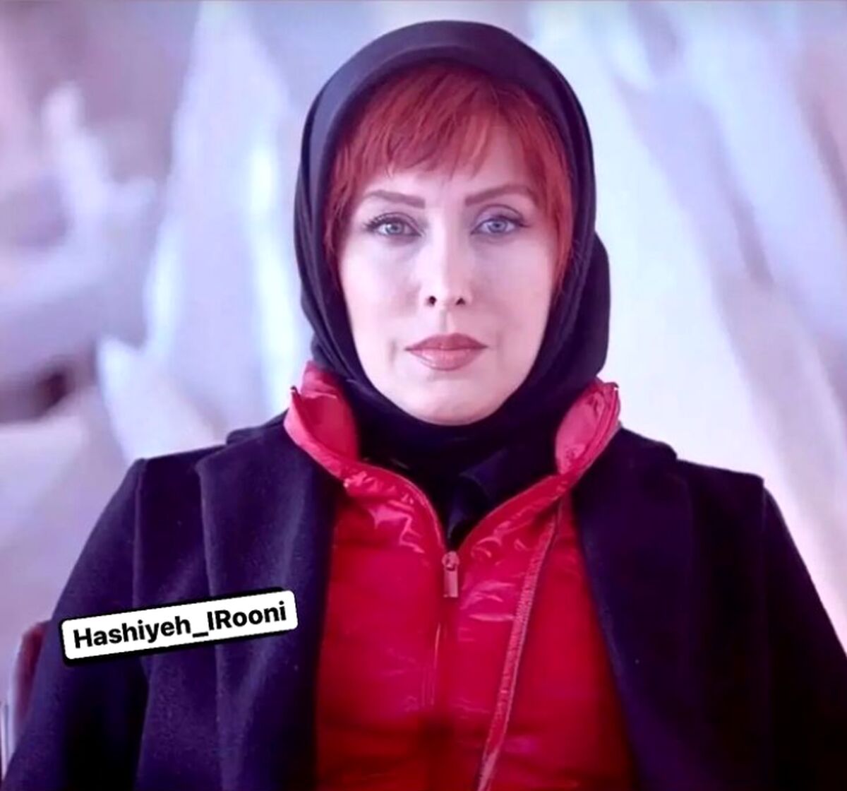   مهتاب کرامتی در پشت صحنه فیلم جدید