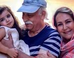 تولد لاکچری مهوش صبر کن در کنار همسرش محمود پاک نیت و نوه اش هانا 