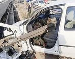 مچاله شدن وحشتناک خودرو ال 90| راننده زنده ماند!