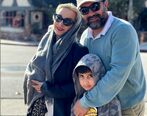عکس عاشقانه برزو ارجمند با پسرش