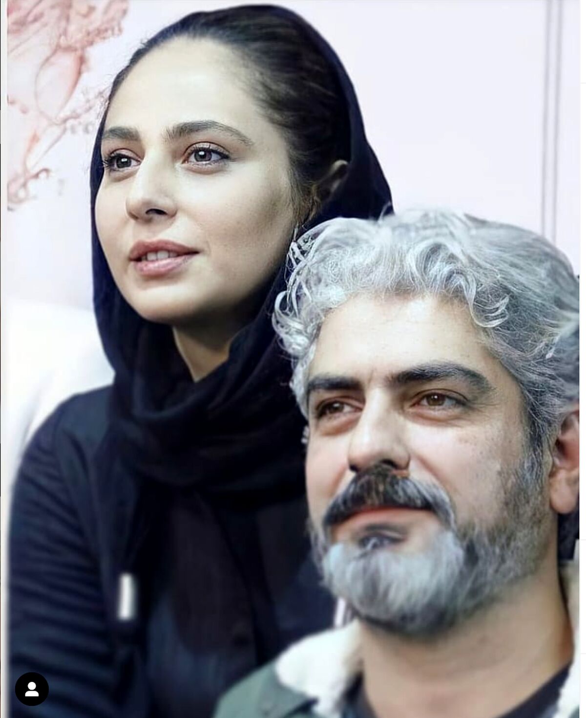  عکس احساساتی مهدی پاکدل با زن دومش