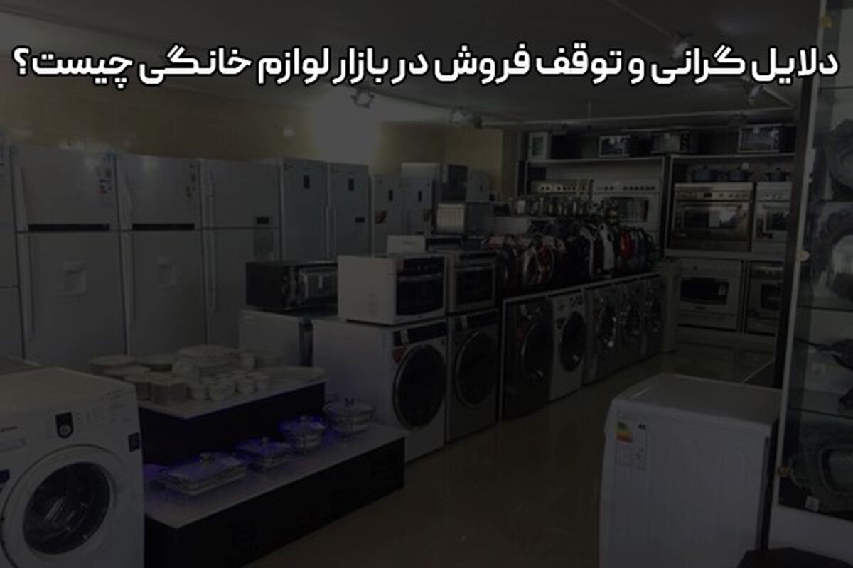 دلایل گرانی و توقف فروش در بازار لوازم خانگی چیست؟

