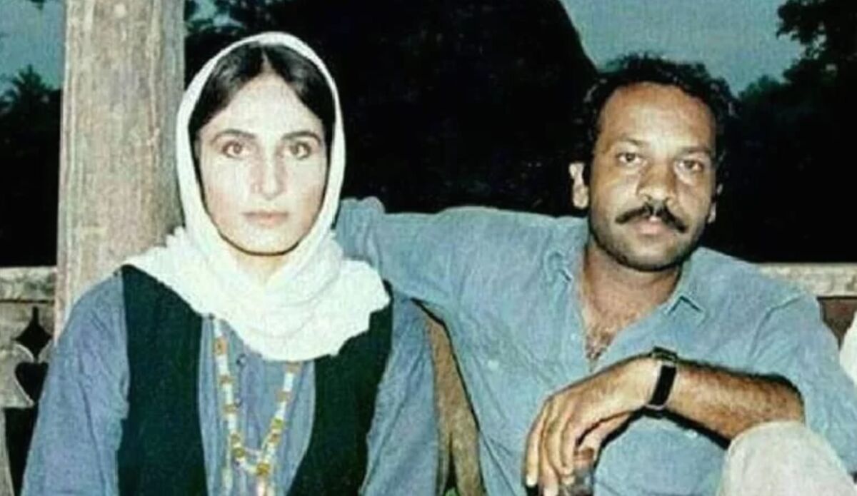 تصویری از داریوش فرهنگ و همسر جوانش