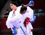 برد بانوی کاراته‌ کار ایران در مسابقه سوم+ فیلم