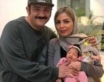 عکس نامتعارف همسر مهران غفوریان سوژه شد | همسر مهران غفوریان با این بوسه عجیب و غریب غوغا به پا کرد!